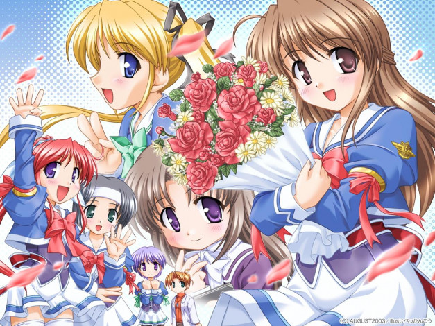 Обои картинки фото аниме, hani, operation, sanctuary