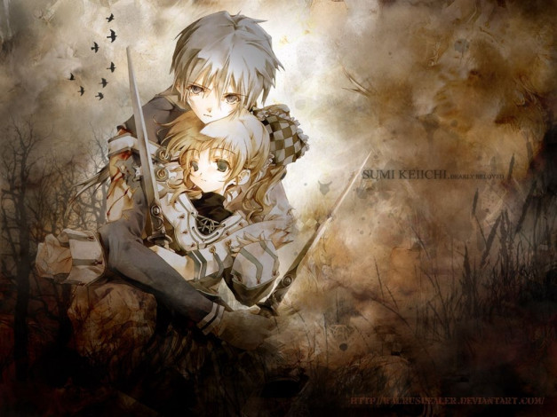 Обои картинки фото аниме, sumi, keiichi