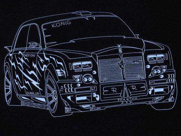 Обои картинки фото автор, рисованные, авто, мото