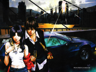 Картинка аниме evangelion