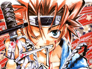 Картинка аниме peace maker kurogane