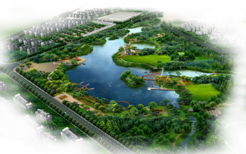 Картинка 3д графика architecture архитектура