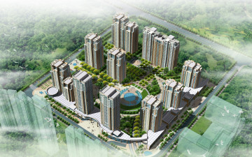 Картинка 3д графика architecture архитектура