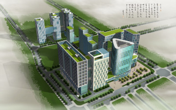 Картинка 3д графика architecture архитектура