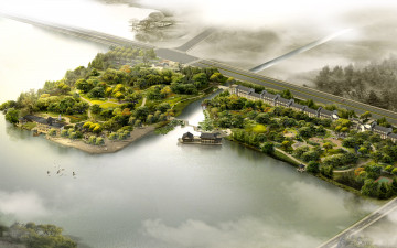 Картинка 3д графика architecture архитектура