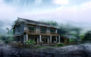 Картинка 3д графика architecture архитектура