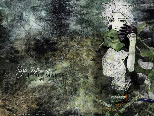 Обои картинки фото аниме, peace, maker, kurogane