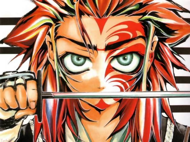 Обои картинки фото аниме, peace, maker, kurogane