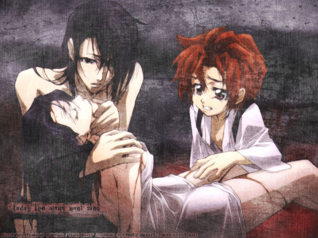 Обои картинки фото аниме, peace, maker, kurogane