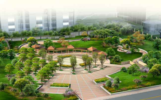 Обои картинки фото 3д, графика, architecture, архитектура