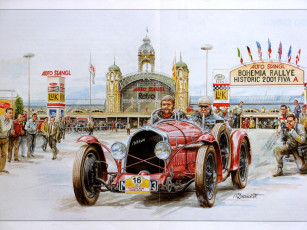 Картинка рисованные авто мото