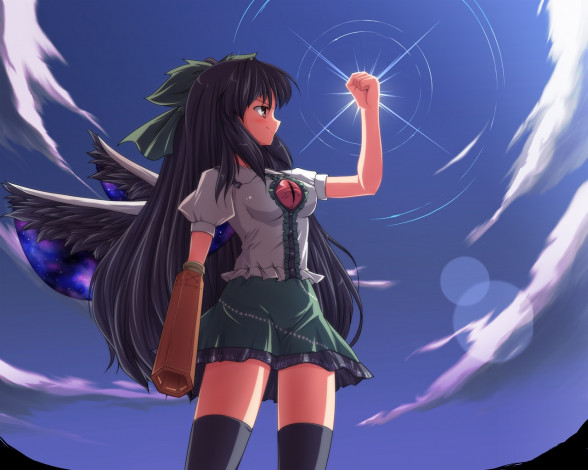 Обои картинки фото аниме, touhou