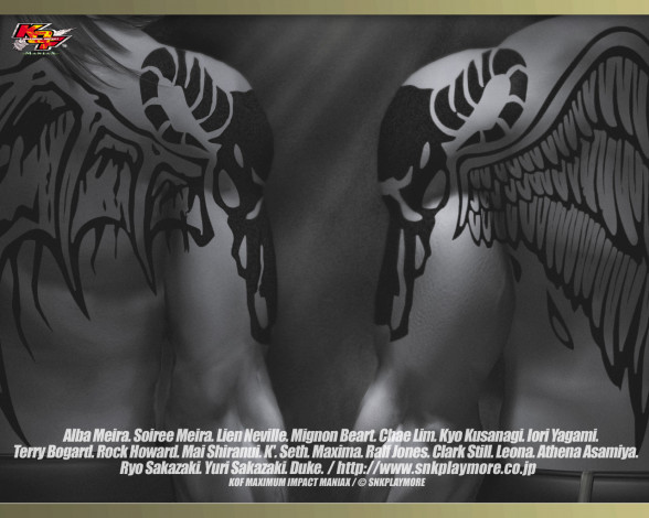 Обои картинки фото king, of, fighters, maximum, impact, maniax, видео, игры