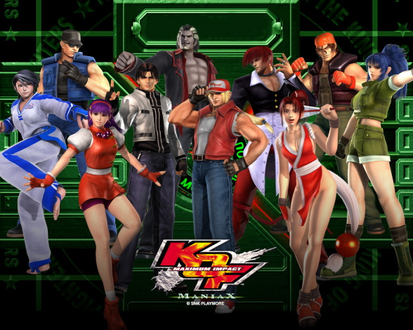 Обои картинки фото king, of, fighters, maximum, impact, maniax, видео, игры