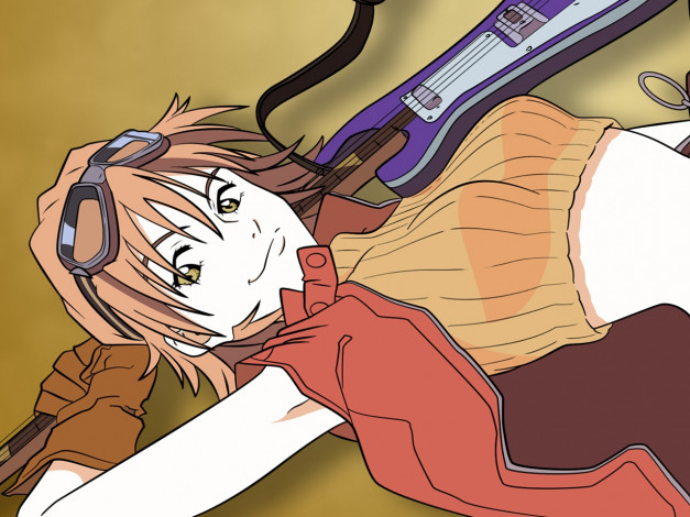 Обои картинки фото аниме, flcl