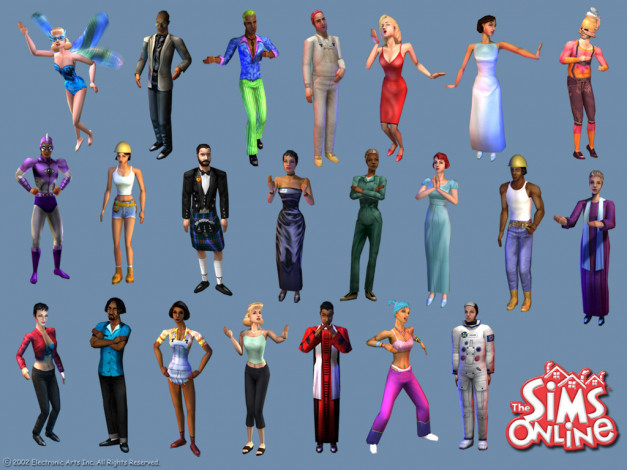 Обои картинки фото the, sims, online, видео, игры