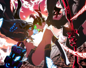 Картинка аниме black rock shooter