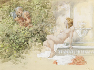 обоя robert, hogfeldt, рисованные, gustav