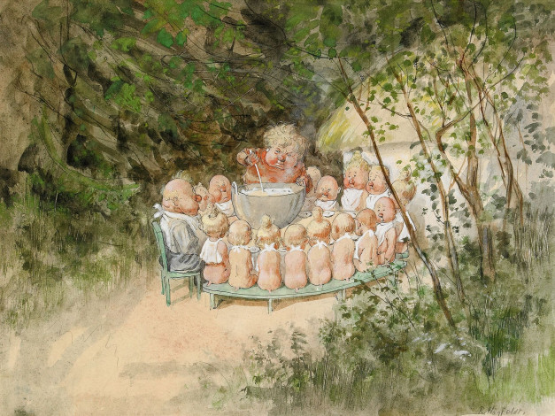 Обои картинки фото robert, hogfeldt, рисованные, gustav