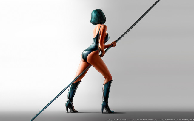 Обои картинки фото smooth, reflections, рисованные