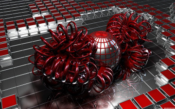 Картинка 3д графика fractal фракталы абстракция узор