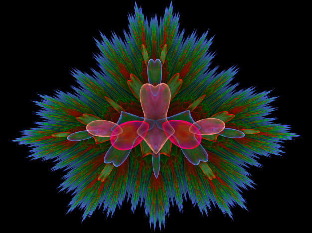 Обои картинки фото 3д, графика, fractal, фракталы, фрактал, узор