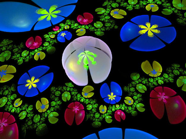 Обои картинки фото 3д, графика, fractal, фракталы, фрактал, узор