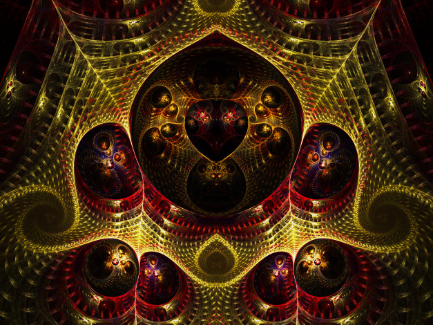 Обои картинки фото 3д, графика, fractal, фракталы, узор, абстракция