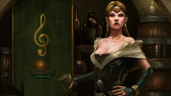 Обои картинки фото ceiron, wars, sound, of, depths, видео, игры, девушка