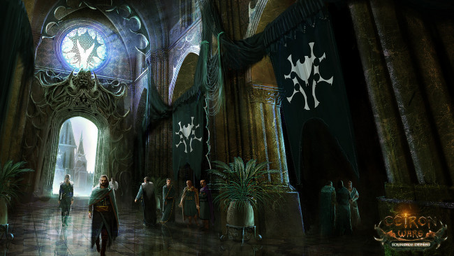 Обои картинки фото ceiron, wars, sound, of, depths, видео, игры, люди, замок