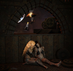 Картинка 3д графика fantasy фантазия девушки