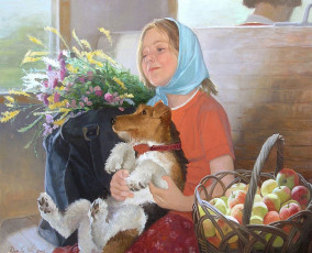 обоя рисованные, татьяна, дерий