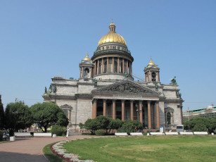 Картинка города санкт петербург петергоф россия исаакиевский собор