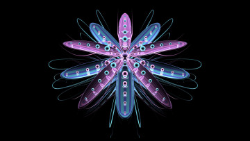 Картинка 3д графика fractal фракталы узор