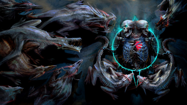 Обои картинки фото фэнтези, нежить, скелеты