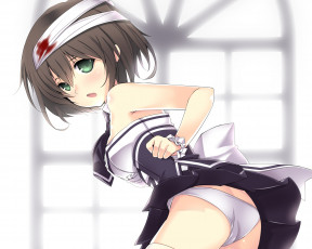 Картинка sword girls аниме рана повязка