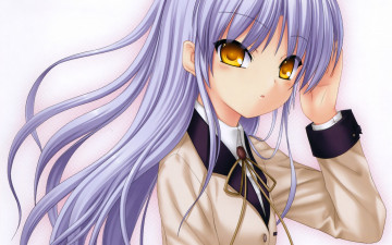 Картинка аниме angel beats волосы