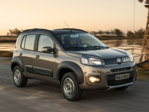 Картинка автомобили fiat way uno темный 2014г