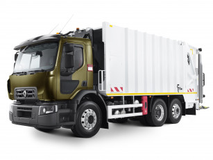 Картинка автомобили мусоровозы rolloffcon 6x2 2013г d-wide renault
