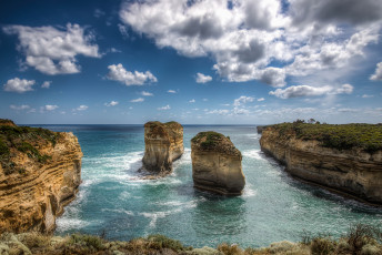 Картинка природа побережье скалы океан