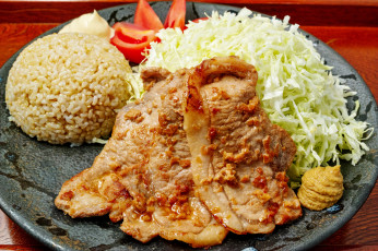 Картинка еда вторые+блюда рис мясо капуста