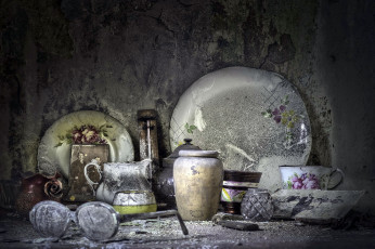Картинка разное ретро +винтаж посуда фон макро