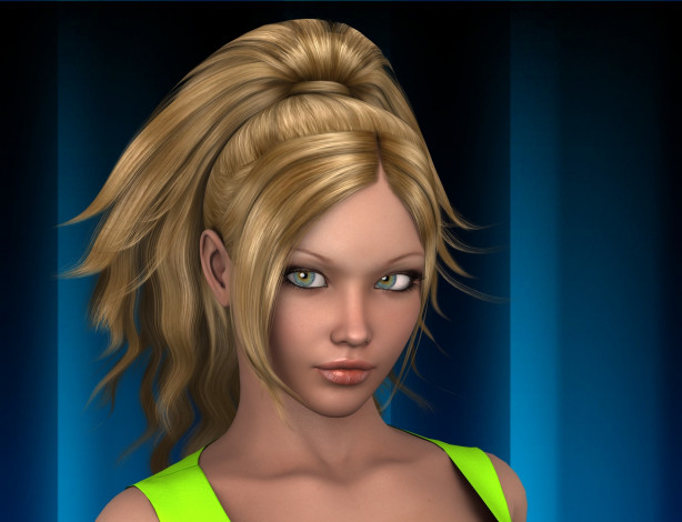 Обои картинки фото 3д графика, портрет , portraits, фон, взгляд, девушка