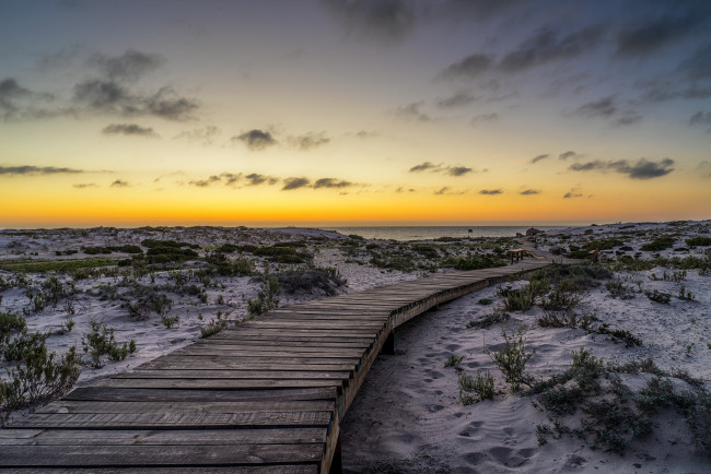 Обои картинки фото природа, дороги, пляж, настил