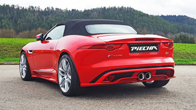 Обои картинки фото автомобили, jaguar, f-type, v8, s, convertible, piecha, 2016г, design