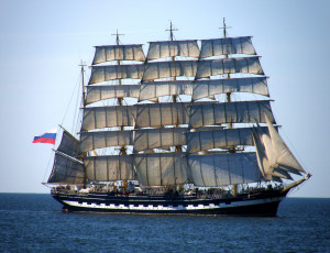 Картинка барк+крузенштерн корабли парусники баркэкрузенштерн парусник