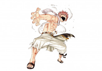 Картинка аниме fairy+tail нацу