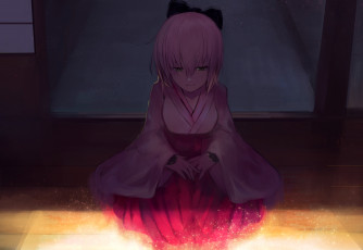 Картинка аниме fate stay+night девушка