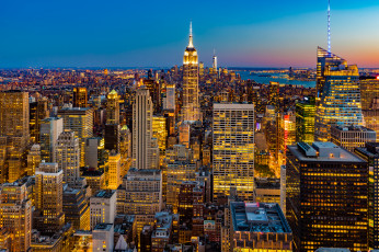 Картинка manhattan города нью-йорк+ сша обзор