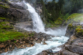 Картинка природа водопады простор